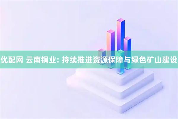 优配网 云南铜业: 持续推进资源保障与绿色矿山建设