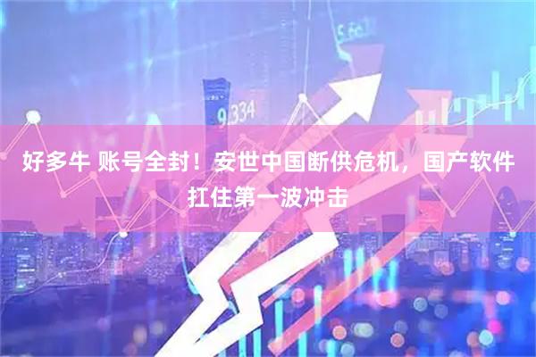 好多牛 账号全封！安世中国断供危机，国产软件扛住第一波冲击
